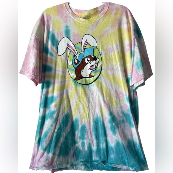 Buc-ees Springtime Easter Tee Size 2XL “But Did You Dye?” Graphic T-Shirt - Picture 7 of 7